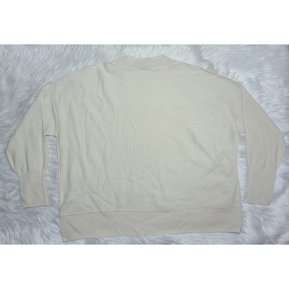 NWOT|Free People 100% Cashmere Cream Sweater, SMALL - Picture 3 of 7